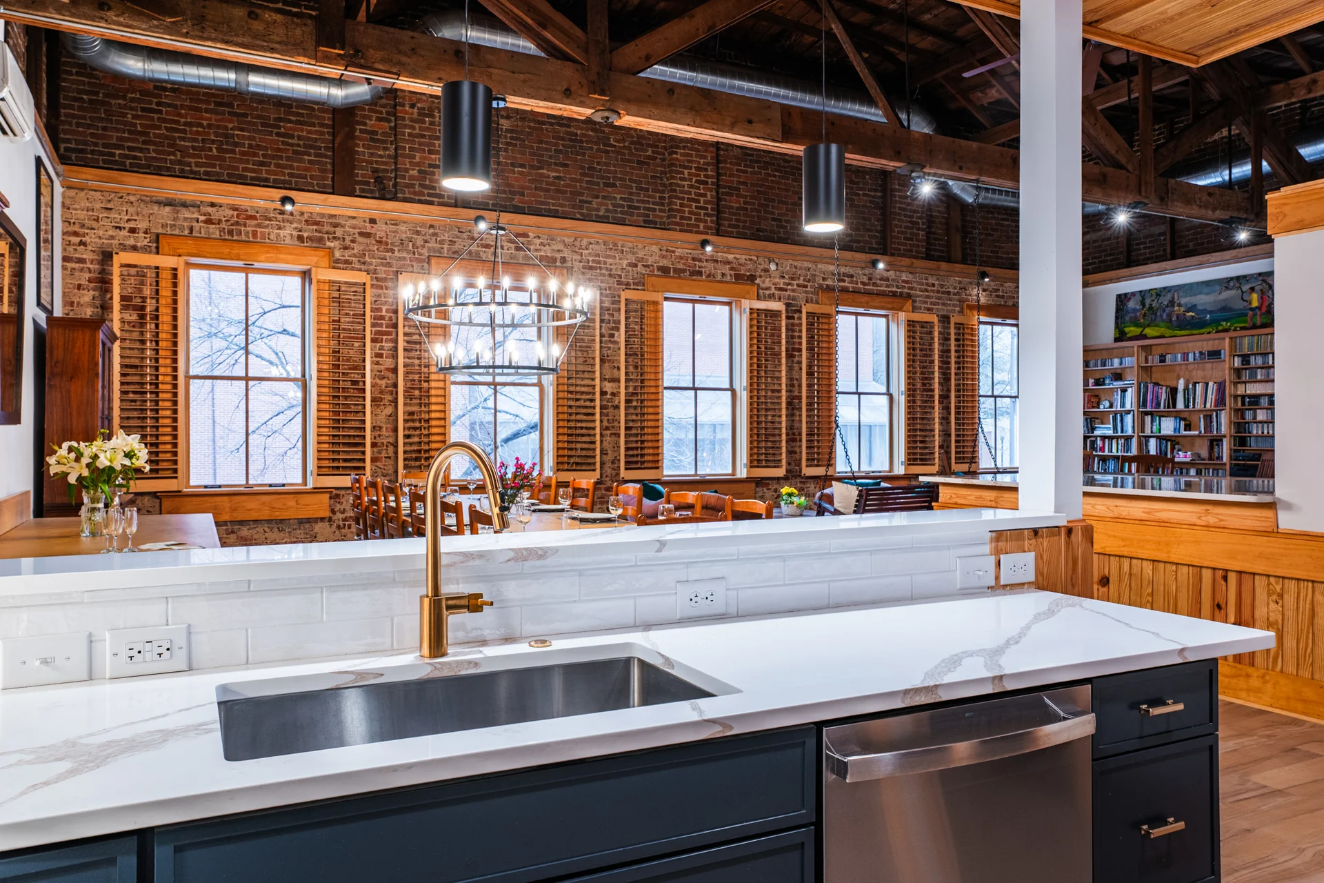 Kitchen with modern appliances